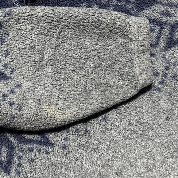 Vintage 90s Disney Store Mickey Mouse Fleece Quarter Zip Pullover Sweatshirt L - Picture 6 of 6